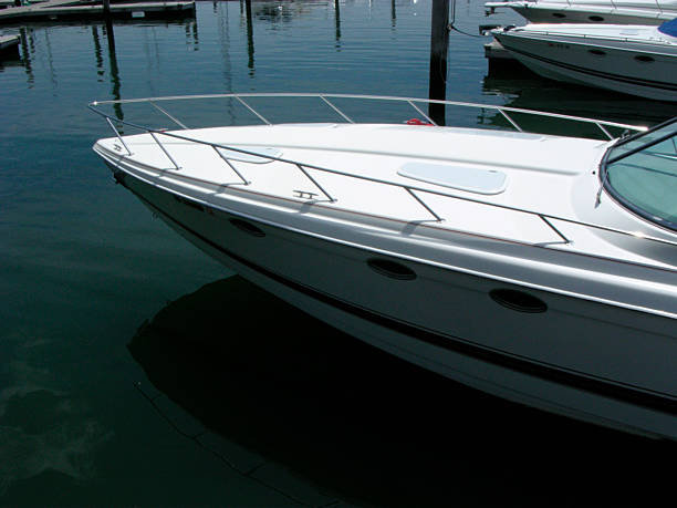 istock Speed Boats Docked at a Pier. 90674852