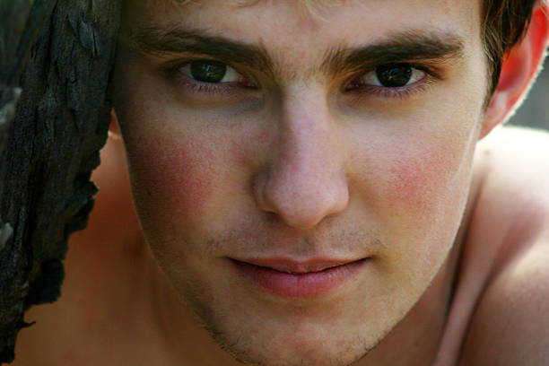 istock Face of young male 90674898
