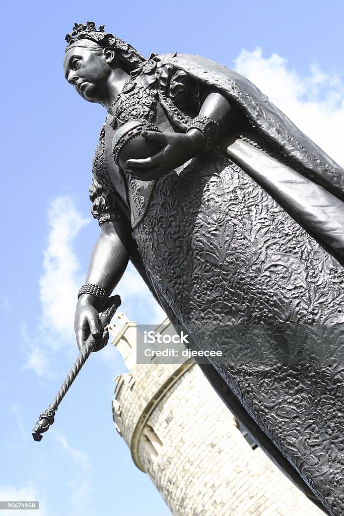 Anglia queen statue - Zbiór zdjęć royalty-free (Anglia)