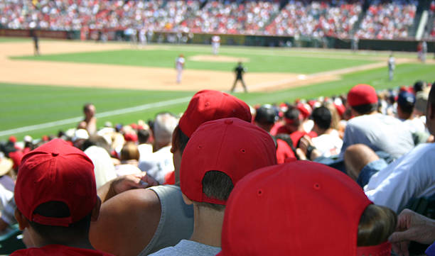 istock Crowd of people at a baseball game 90674980