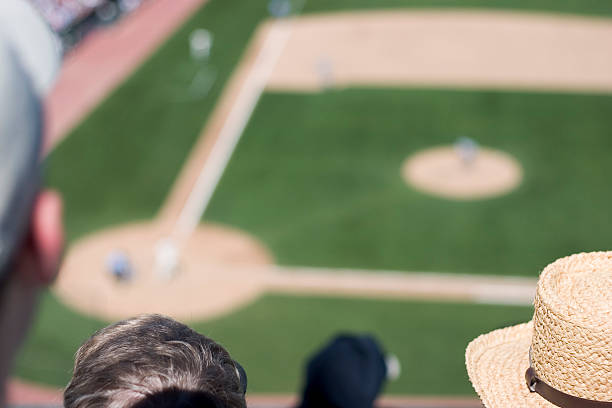 istock Fan's View of a Baseball Game 90675001