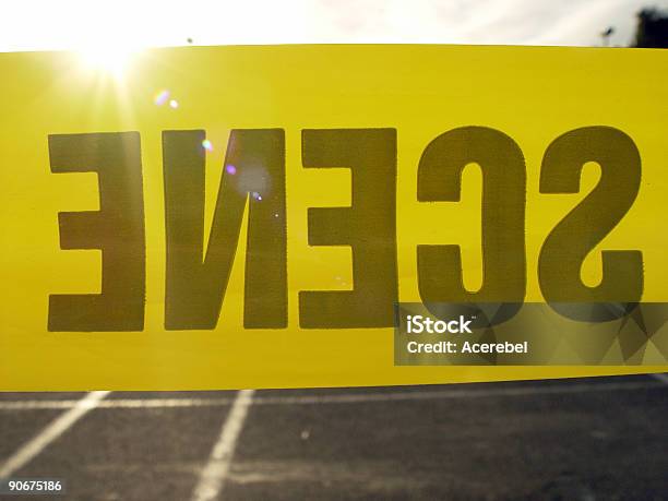 Vista De Trás Da Fita - Fotografias de stock e mais imagens de Amarelo - Amarelo, Atrás, Cor preta