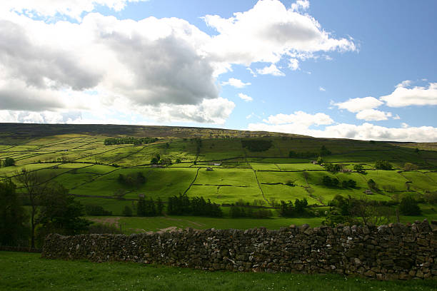 istock English countryside, Yorkshire hills and stone wall 90675452
