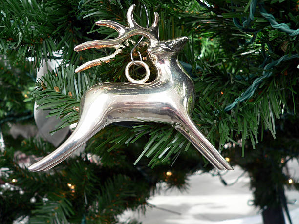 Reindeer Ornament stock photo