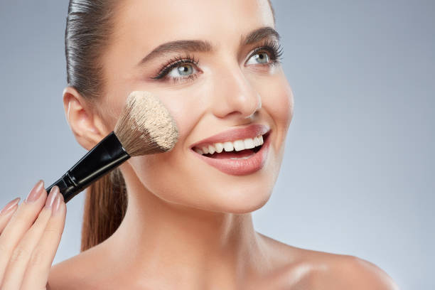 istock Girl with nude make up at studio 906762288