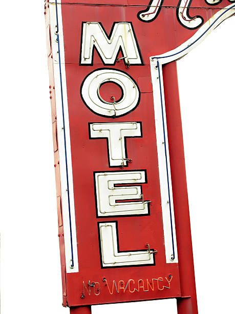 istock Vintage Red Motel Sign 90676376