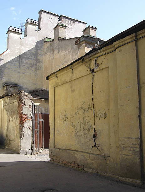 istock Court yard islands Vasilevskogo 90676979