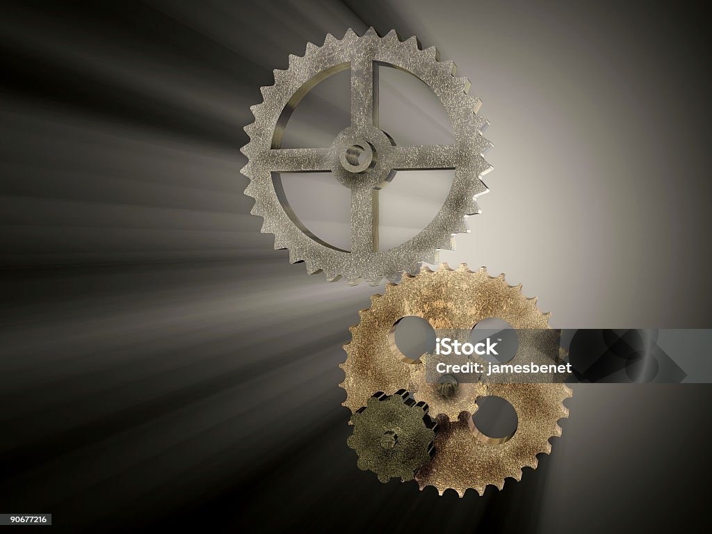 Wheels of Progress  Color Image Stock Photo