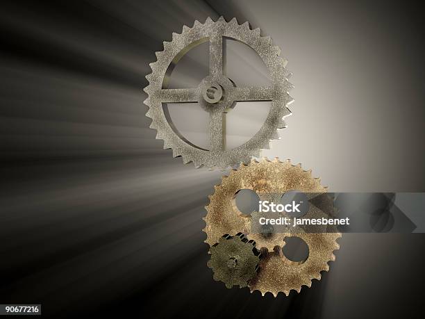 Wheels Of Progress Stock Photo - Download Image Now - Color Image, Equipment, Gear - Mechanism