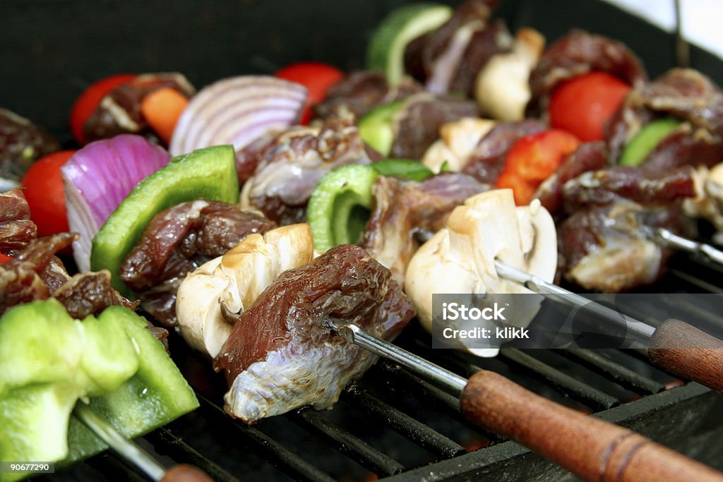 Tacos de churrasco em close-up - Foto de stock de Almoço royalty-free