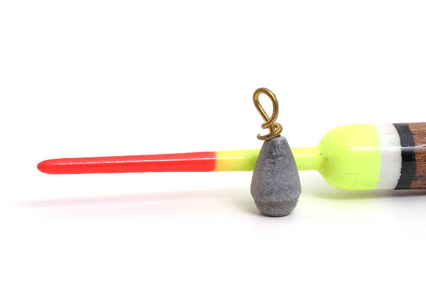 istock Fishing equipment - sinker and stick bobber 90677701