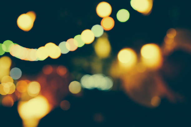 istock Defocused urban abstract texture bokeh city 906777020
