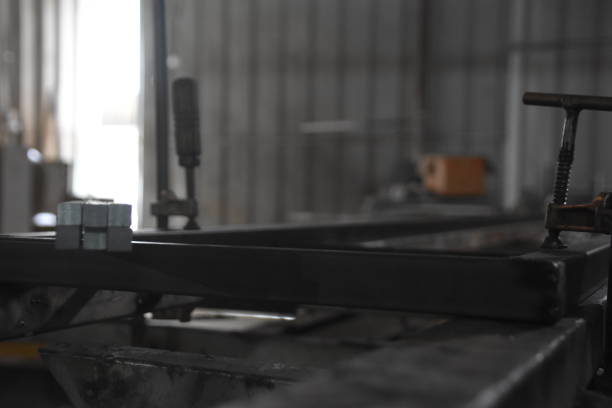 istock Clamps in the metalwork shop 906777088