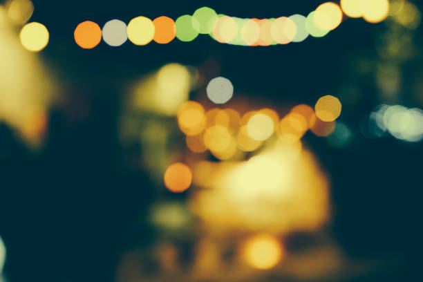 istock Defocused urban abstract texture bokeh city 906777238