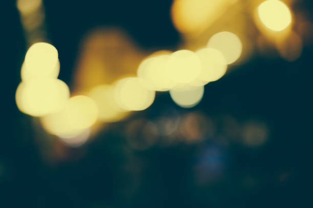 istock Defocused urban abstract texture bokeh city 906778454