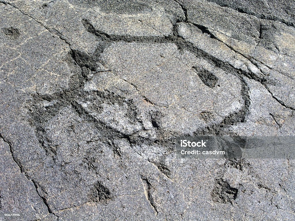 1 de Petroglyph - Royalty-free Arcaico Foto de stock