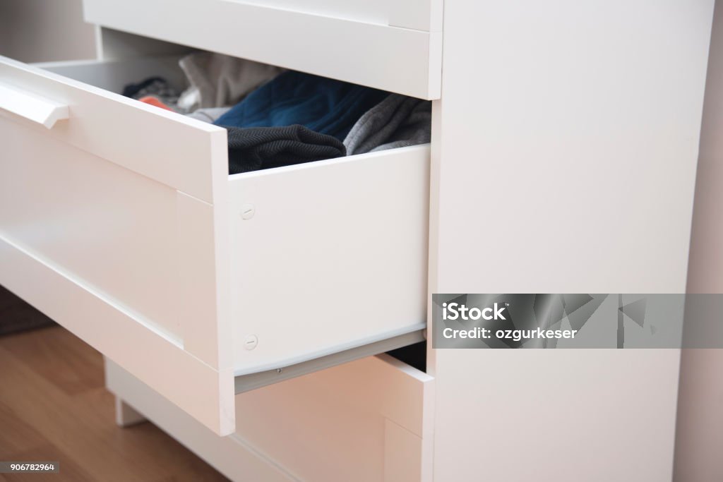 Photo Drawer Drawer With Clothes Stock Photo - Download Image Now - Abstract ...