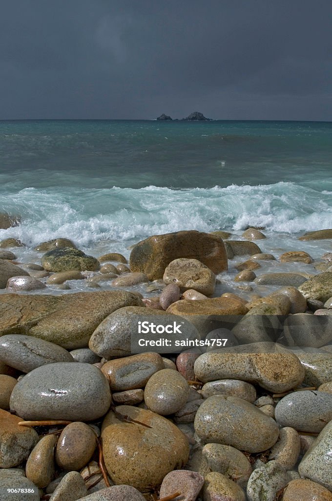 rocky coastline  Ancient Stock Photo