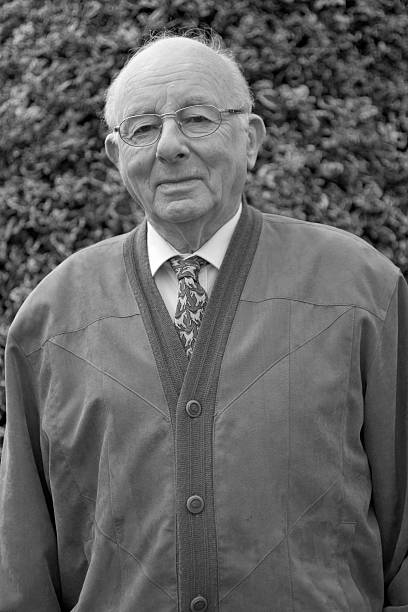 istock Portrait of a pensioner: 80 years old (B/W) 90678520