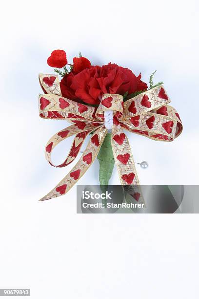 Red Valentine Boutonniere Stock Photo - Download Image Now - Arrangement, Blossom, Bouquet