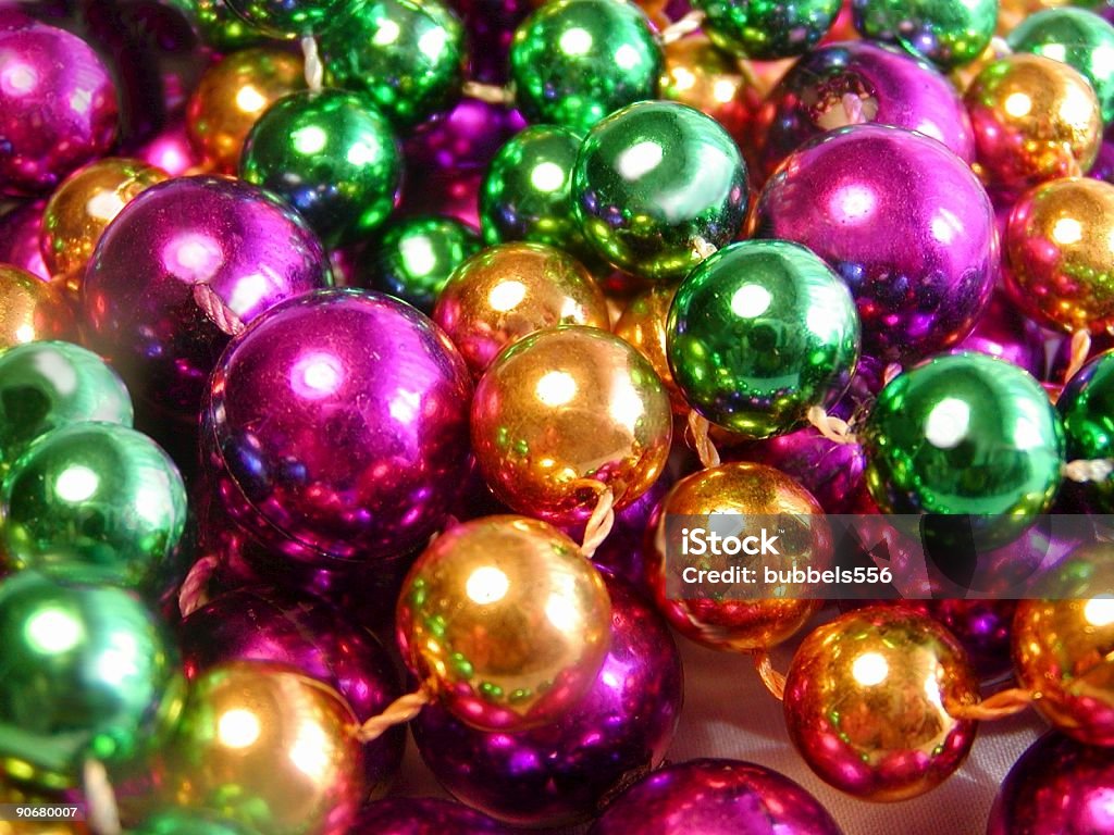 Mardi Gras Beads - 로열티 프리 0명 스톡 사진