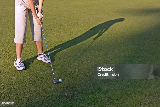 Golfing Woman Stock Photo - Download Image Now - Females, Golf, Adult