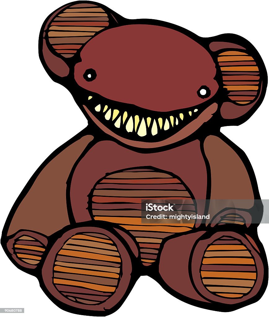 teddy evil  Horror Stock Photo