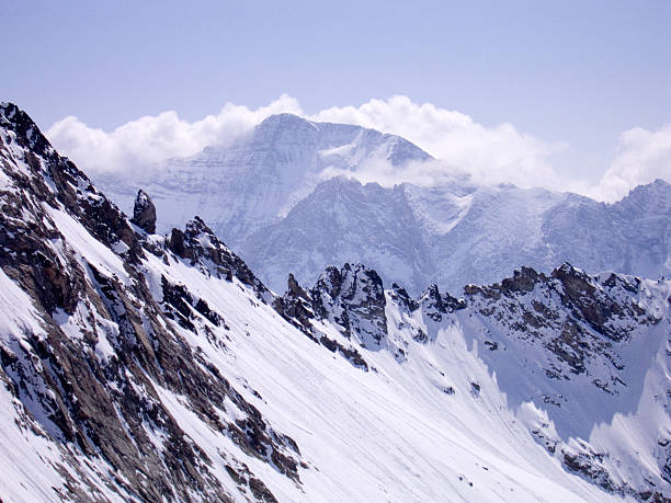 mountain ridge stock photo