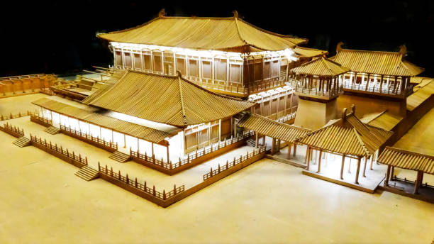 Classical architecture in Xi'an, Shaanxi Province, China.