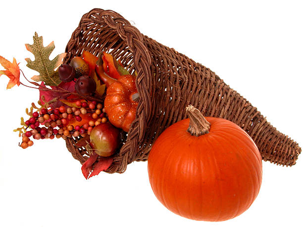 istock Basket Arrangement w/Pumpkin (1 of 3) 90681694