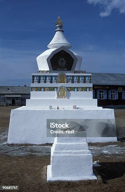 Foto de Monges Estupa e mais fotos de stock de Arquitetura - Arquitetura, Budismo, Buriácia