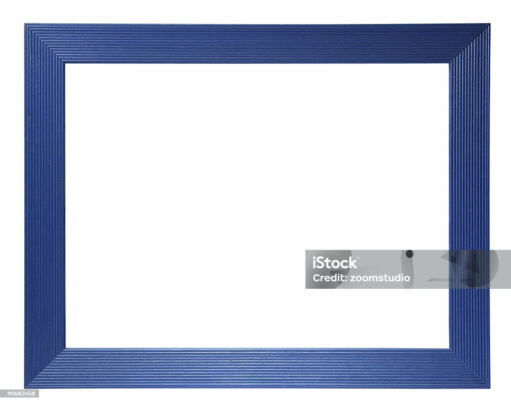 Empty blue frame with white background Blue empty frame. See more this series:::: Picture Frame Stock Photo