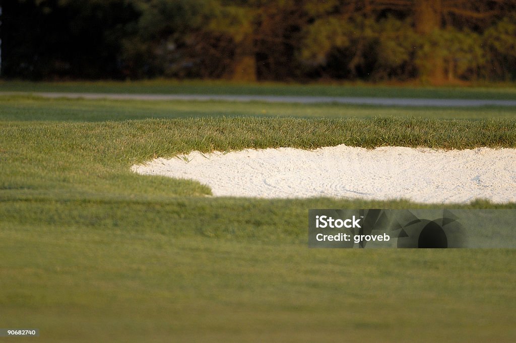 Campo de Golf búnker - Foto de stock de Arena libre de derechos