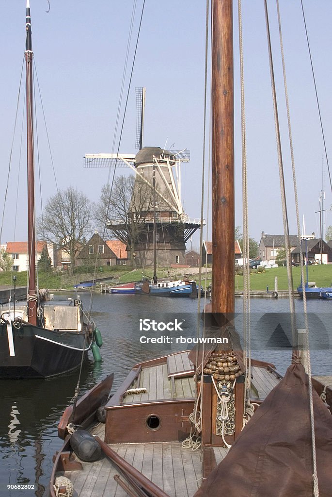 Niederländische Landschaft - Lizenzfrei Agrarbetrieb Stock-Foto