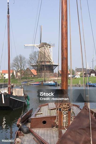 Niederländische Landschaft Stockfoto und mehr Bilder von Agrarbetrieb - Agrarbetrieb, Drehen, Elektrischer Generator