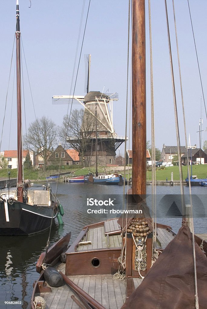Paesaggio olandese - Foto stock royalty-free di A mezz'aria