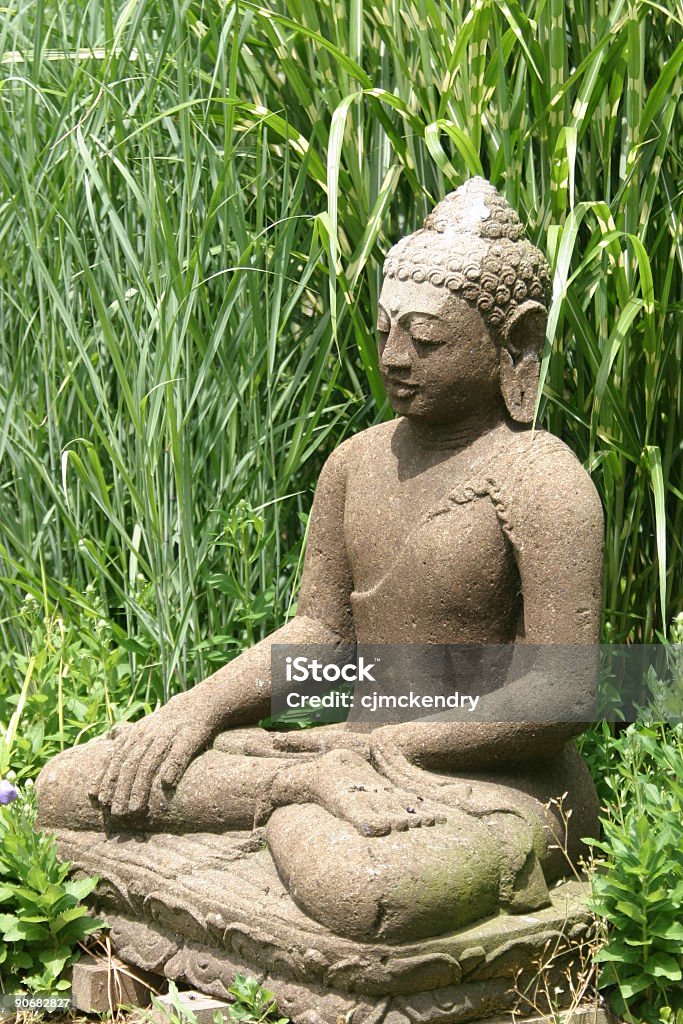 Giardino del buddha - Foto stock royalty-free di Bambù - Graminacee