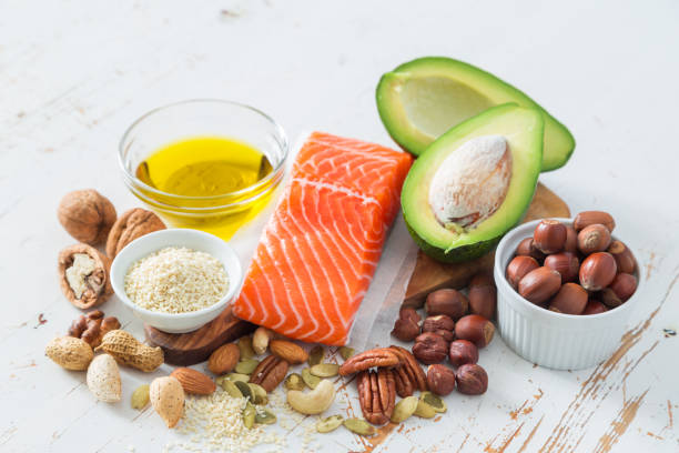 istock Selection of good fat saurces 906829448