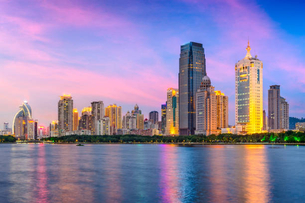 istock Xiamen, China Skyline 906829638