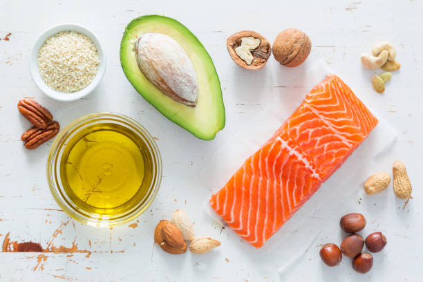 istock Selection of good fat saurces 906829804