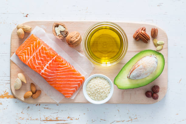 istock Selection of good fat saurces 906829834
