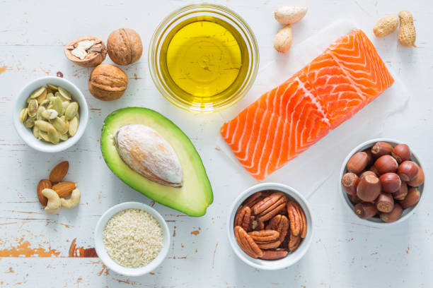 istock Selection of good fat saurces 906829970