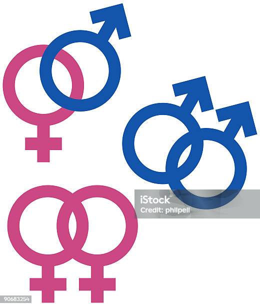 Ilustración de Sexo Unión De Símbolos Ilustración De Stock y más Vectores Libres de Derechos de Símbolo de género