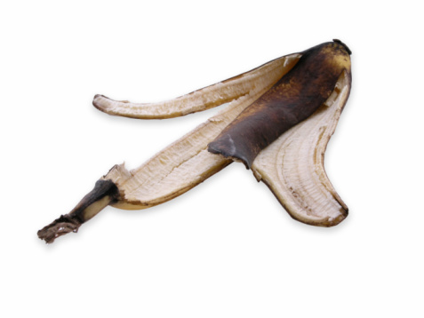 Nice and ripe banana skin / peel