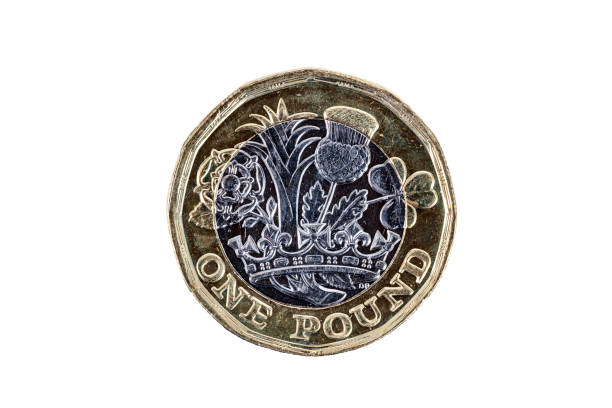 nowa moneta o funtach - royal bank of scotland zdjęcia i obrazy z banku zdjęć