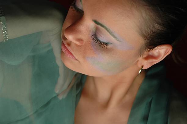 istock Woman in green 90683508