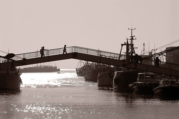 Canal Bridge stock photo