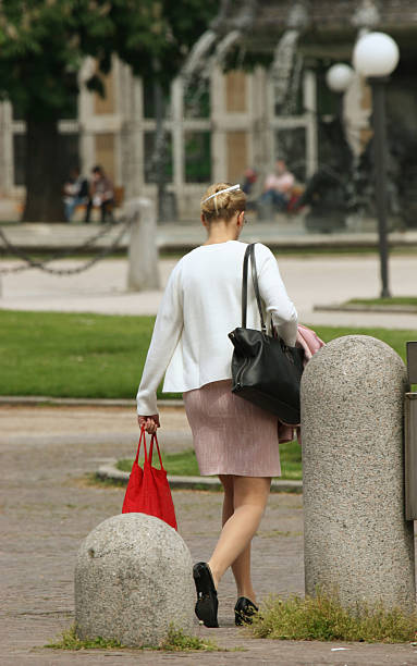 istock Woman with shopping bags 90683794