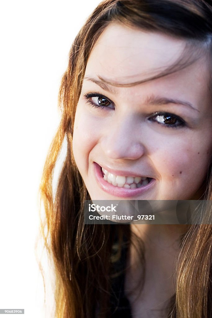 Glückliches Lächeln - Lizenzfrei Betrachtung Stock-Foto