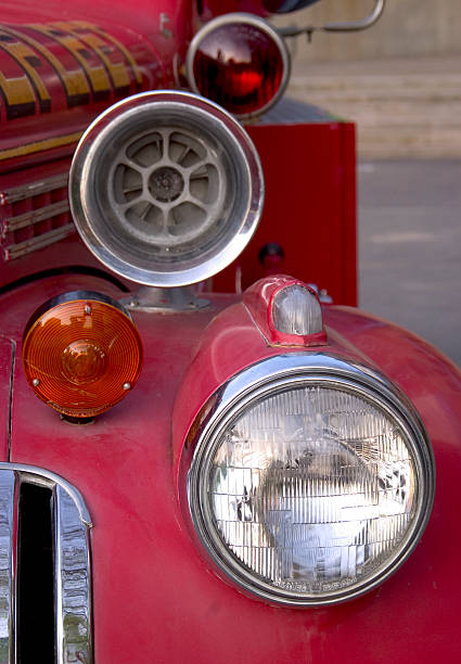 istock vintage fire truck headlight 90684123